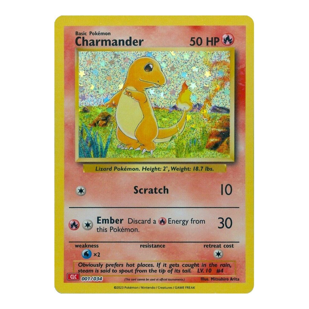 2023 Pokemon: Trading Card Game Classic (CL) - Charmander (#001/034, Classic Collection) (Holofoil, Near Mint)