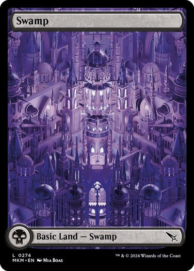 2024 Magic: The Gathering: Murders at Karlov Manor (MKM) - Swamp 0274 (#274, Land) (, Near Mint)