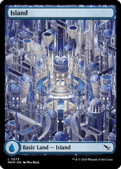 2024 Magic: The Gathering: Murders at Karlov Manor (MKM) - Island 0273 (#273, Land)