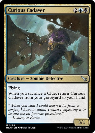 2024 Magic: The Gathering: Murders at Karlov Manor (MKM) - Curious Cadaver (#194, Uncommon) (, Near Mint)