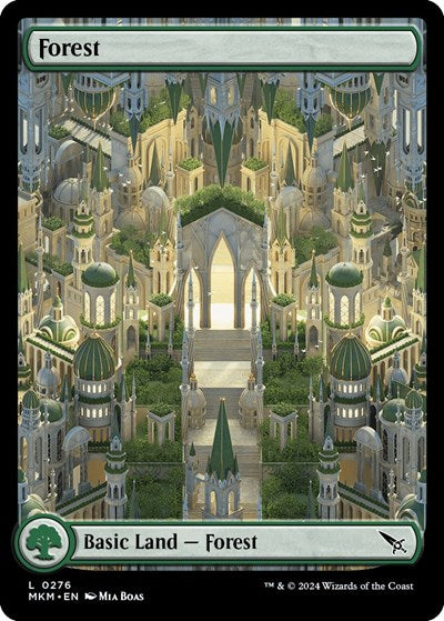 2024 Magic: The Gathering: Murders at Karlov Manor (MKM) - Forest 0276 (#276, Land) (, Near Mint)