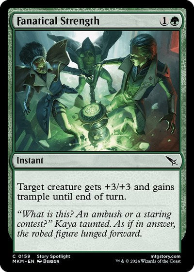 2024 Magic: The Gathering: Murders at Karlov Manor (MKM) - Fanatical Strength (#159, Common) (, Near Mint)