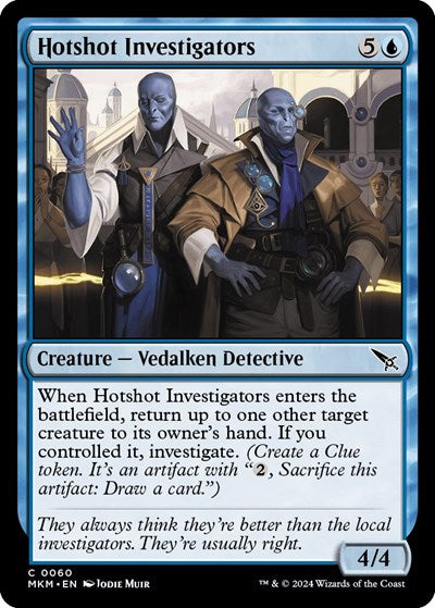 2024 Magic: The Gathering: Murders at Karlov Manor (MKM) - Hotshot Investigators (#60, Common) (, Near Mint)