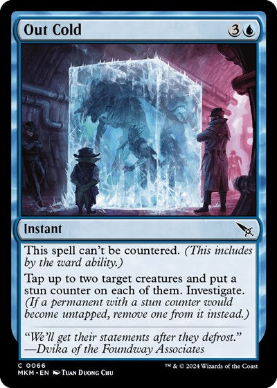 2024 Magic: The Gathering: Murders at Karlov Manor (MKM) - Out Cold (#66, Common) (, Near Mint)