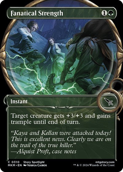 2024 Magic: The Gathering: Murders at Karlov Manor (MKM) - Fanatical Strength Showcase (#310, Common) (, Near Mint)