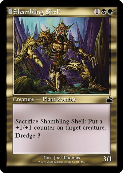 2024 Magic: The Gathering: Ravnica Remastered (RVR) - Shambling Shell Retro Frame (#460, Common) (, Near Mint)