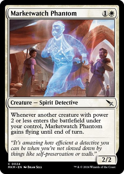 2024 Magic: The Gathering: Murders at Karlov Manor (MKM) - Marketwatch Phantom (#24, Common) (, Near Mint)