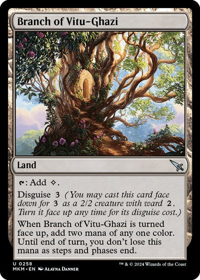 2024 Magic: The Gathering: Murders at Karlov Manor (MKM) - Branch of Vitu Ghazi (#258, Uncommon) (, Near Mint)