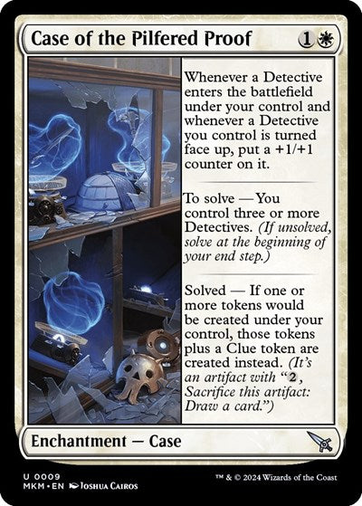 2024 Magic: The Gathering: Murders at Karlov Manor (MKM) - Case of the Pilfered Proof (#9, Uncommon) (, Near Mint)