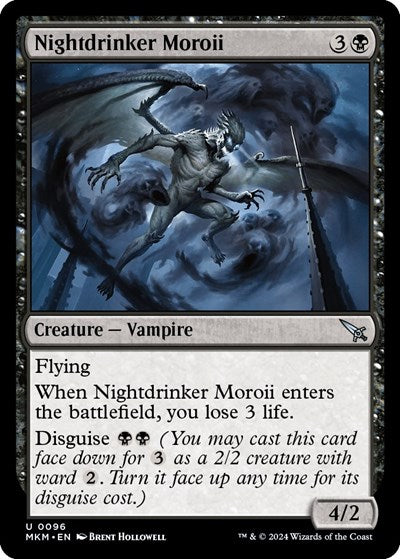 2024 Magic: The Gathering: Murders at Karlov Manor (MKM) - Nightdrinker Moroii (#96, Uncommon) (, Near Mint)