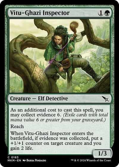2024 Magic: The Gathering: Murders at Karlov Manor (MKM) - Vitu Ghazi Inspector (#183, Common)