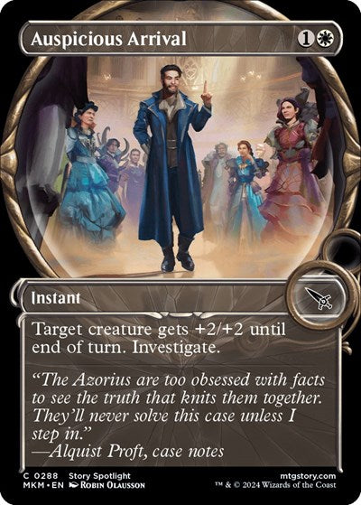 2024 Magic: The Gathering: Murders at Karlov Manor (MKM) - Auspicious Arrival Showcase (#288, Common)