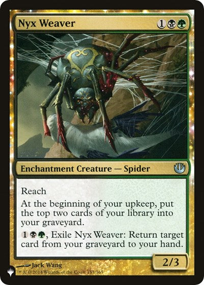 2026 Magic: The Gathering: The List Reprints (LIST) - Nyx Weaver (#JOU-153, Uncommon) (, Near Mint)