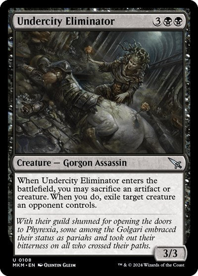 2024 Magic: The Gathering: Murders at Karlov Manor (MKM) - Undercity Eliminator (#108, Uncommon)
