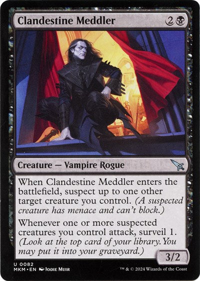2024 Magic: The Gathering: Murders at Karlov Manor (MKM) - Clandestine Meddler a (#82, Uncommon) (, Near Mint)