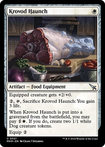 2024 Magic: The Gathering: Murders at Karlov Manor (MKM) - Krovod Haunch (#21, Uncommon) (, Near Mint)