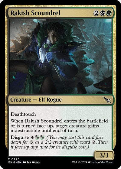 2024 Magic: The Gathering: Murders at Karlov Manor (MKM) - Rakish Scoundrel (#225, Common) (, Near Mint)