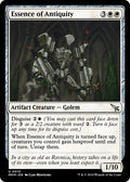 2024 Magic: The Gathering: Murders at Karlov Manor (MKM) - Essence of Antiquity (#15, Uncommon) (, Near Mint)