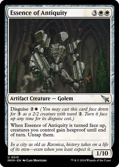 2024 Magic: The Gathering: Murders at Karlov Manor (MKM) - Essence of Antiquity (#15, Uncommon) (, Near Mint)