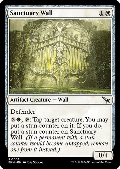 2024 Magic: The Gathering: Murders at Karlov Manor (MKM) - Sanctuary Wall (#32, Uncommon) (, Near Mint)
