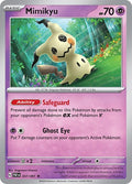 2024 Pokemon: SV: Paldean Fates (PAF) - Mimikyu 037 091 (#037/091, Rare) (Reverse Holofoil, Near Mint)