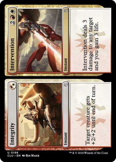 2024 Magic: The Gathering: Ravnica: Clue Edition (CLU) - Integrity Intervention (#198, Uncommon) (, Near Mint)