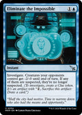 2024 Magic: The Gathering: Murders at Karlov Manor (MKM) - Eliminate the Impossible (#54, Uncommon) (, Near Mint)