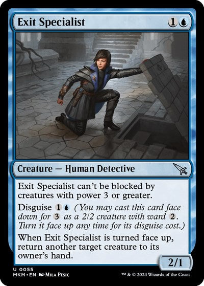 2024 Magic: The Gathering: Murders at Karlov Manor (MKM) - Exit Specialist (#55, Uncommon) (, Near Mint)
