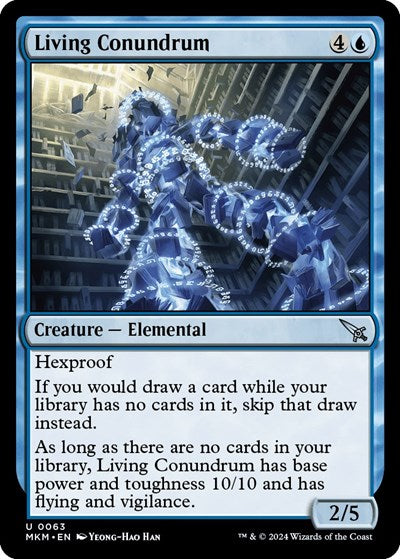 2024 Magic: The Gathering: Murders at Karlov Manor (MKM) - Living Conundrum (#63, Uncommon) (, Near Mint)