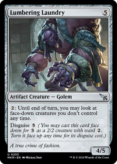 2024 Magic: The Gathering: Murders at Karlov Manor (MKM) - Lumbering Laundry (#253, Uncommon) (, Near Mint)