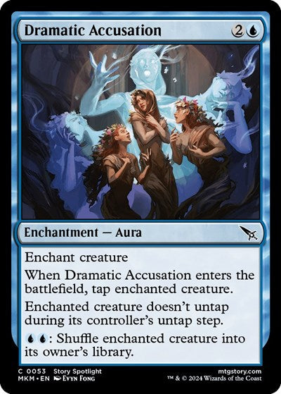 2024 Magic: The Gathering: Murders at Karlov Manor (MKM) - Dramatic Accusation (#53, Common) (, Near Mint)