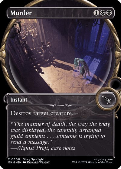 2024 Magic: The Gathering: Murders at Karlov Manor (MKM) - Murder Showcase (#300, Common) (, Near Mint)