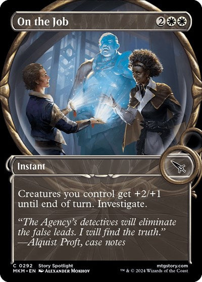 2024 Magic: The Gathering: Murders at Karlov Manor (MKM) - On the Job Showcase (#292, Common) (, Near Mint)