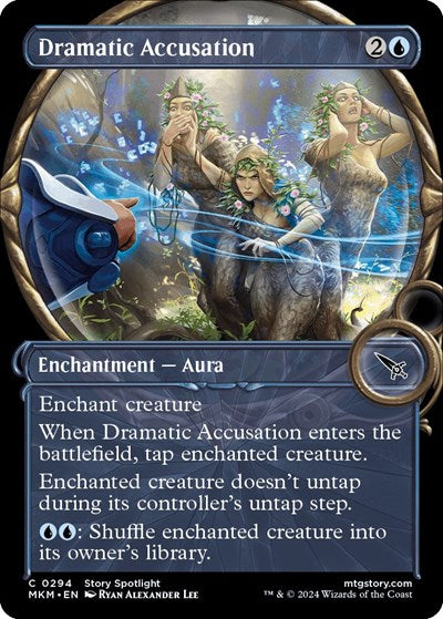 2024 Magic: The Gathering: Murders at Karlov Manor (MKM) - Dramatic Accusation Showcase (#294, Common) (, Near Mint)