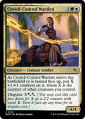 2024 Magic: The Gathering: Murders at Karlov Manor (MKM) - Crowd Control Warden (#193, Common)