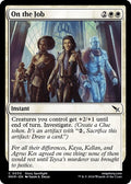 2024 Magic: The Gathering: Murders at Karlov Manor (MKM) - On the Job (#30, Common) (, Near Mint)