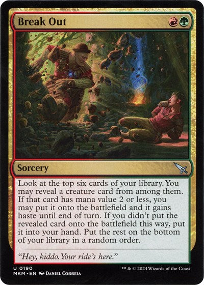 2024 Magic: The Gathering: Murders at Karlov Manor (MKM) - Break Out a (#190, Uncommon)