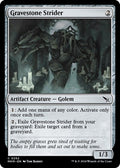2024 Magic: The Gathering: Murders at Karlov Manor (MKM) - Gravestone Strider (#252, Common)