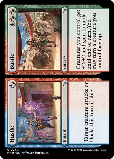 2024 Magic: The Gathering: Murders at Karlov Manor (MKM) - Hustle Bustle (#249, Uncommon) (, Near Mint)