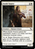 2024 Magic: The Gathering: Murders at Karlov Manor (MKM) - Inside Source (#19, Common)