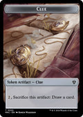 2024 Magic: The Gathering: Commander: Murders at Karlov Manor (MKC) - Clue Insect 0017 Double Sided Token (#22 // 17, T) (, Near Mint)