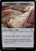 2024 Magic: The Gathering: Murders at Karlov Manor (MKM) - Clue 0018 A 0045 Double Sided Token (#18 // 45, T) (, Near Mint)