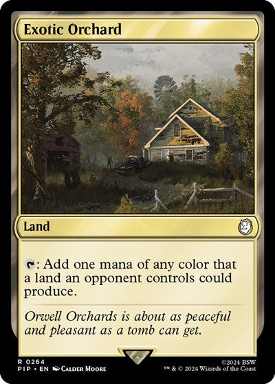2024 Magic: The Gathering: Universes Beyond: Fallout (PIP) - Exotic Orchard (#264, Rare) (, Near Mint)