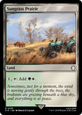2024 Magic: The Gathering: Universes Beyond: Fallout (PIP) - Sungrass Prairie (#295, Rare) (, Near Mint)