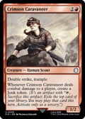2024 Magic: The Gathering: Universes Beyond: Fallout (PIP) - Crimson Caravaneer (#56, Uncommon) (, Near Mint)