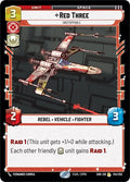 2024 Star Wars: Unlimited: Spark of Rebellion (SOR) - Red Three Unstoppable (#144/252, Rare) (, Near Mint)