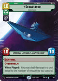 2024 Star Wars: Unlimited: Spark of Rebellion (SOR) - Devastator Inescapable Hyperspace (#354, Legendary) (, Near Mint)