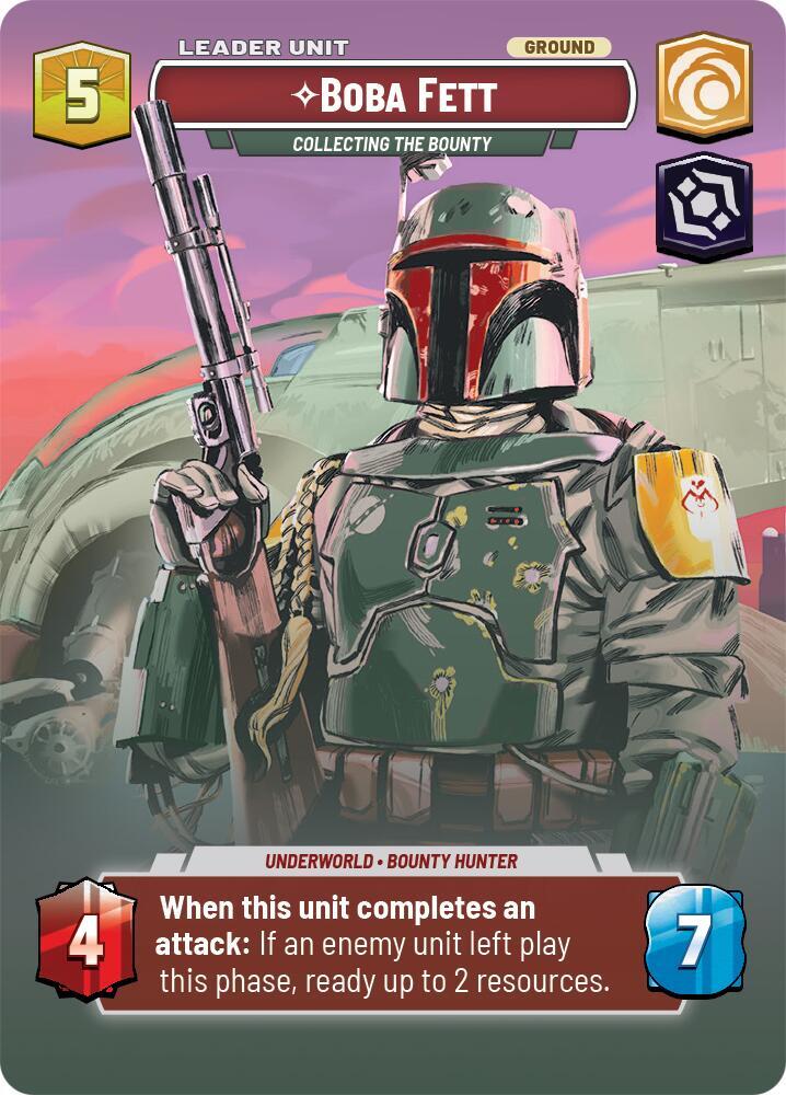 Boba Fett - Collecting the Bounty (Showcase) (Back)
