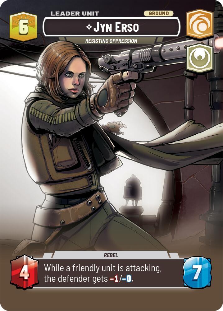 Jyn Erso - Resisting Oppression (Showcase) (Back)