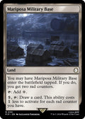 2024 Magic: The Gathering: Universes Beyond: Fallout (PIP) - Mariposa Military Base (#151, Rare) (, Near Mint)